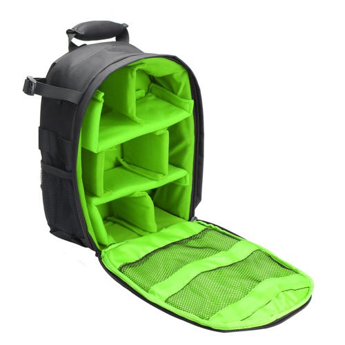 Waterproof Shoulder Bag Backpack Rucksack With Reflective Stripe For DSLR Camera 12