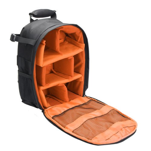 Waterproof Shoulder Bag Backpack Rucksack With Reflective Stripe For DSLR Camera 14