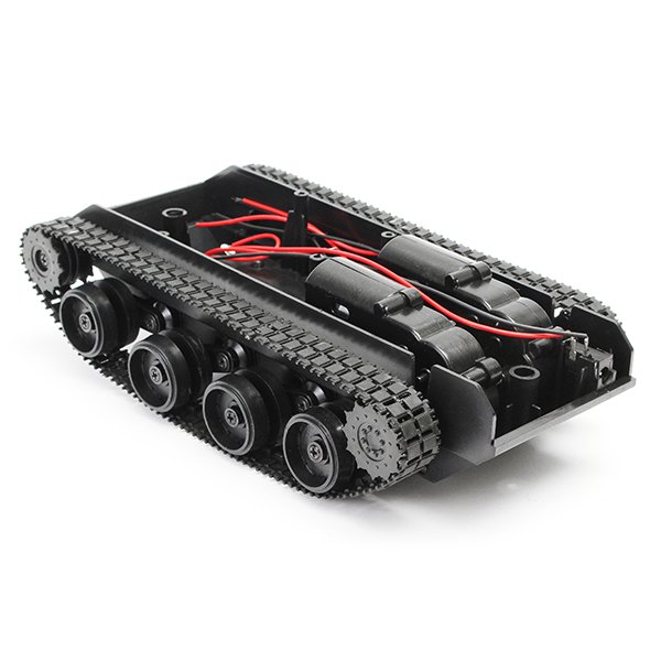3V-7V DIY Light Shock Absorbed Smart Tank Robot Chassis Car Kit With 130 Motor For Arduino SCM 1