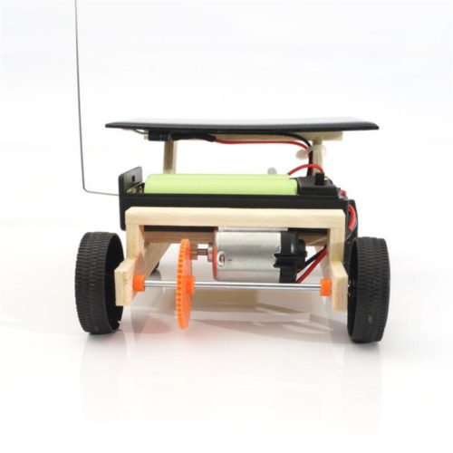 DIY 135*98*57mm Solar Panel Remote Control Car Toy For Children 3
