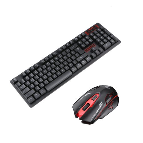 ARCHEER 2.4GHz Wireless Keyboard and Mouse Combo Set for Desktop PC Laptop Notebook 2