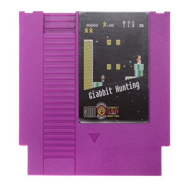 Super Hanshin Tigers Giabbit Hunting 72 Pin 8 Bit Game Card Cartridge for NES Nintendo 1