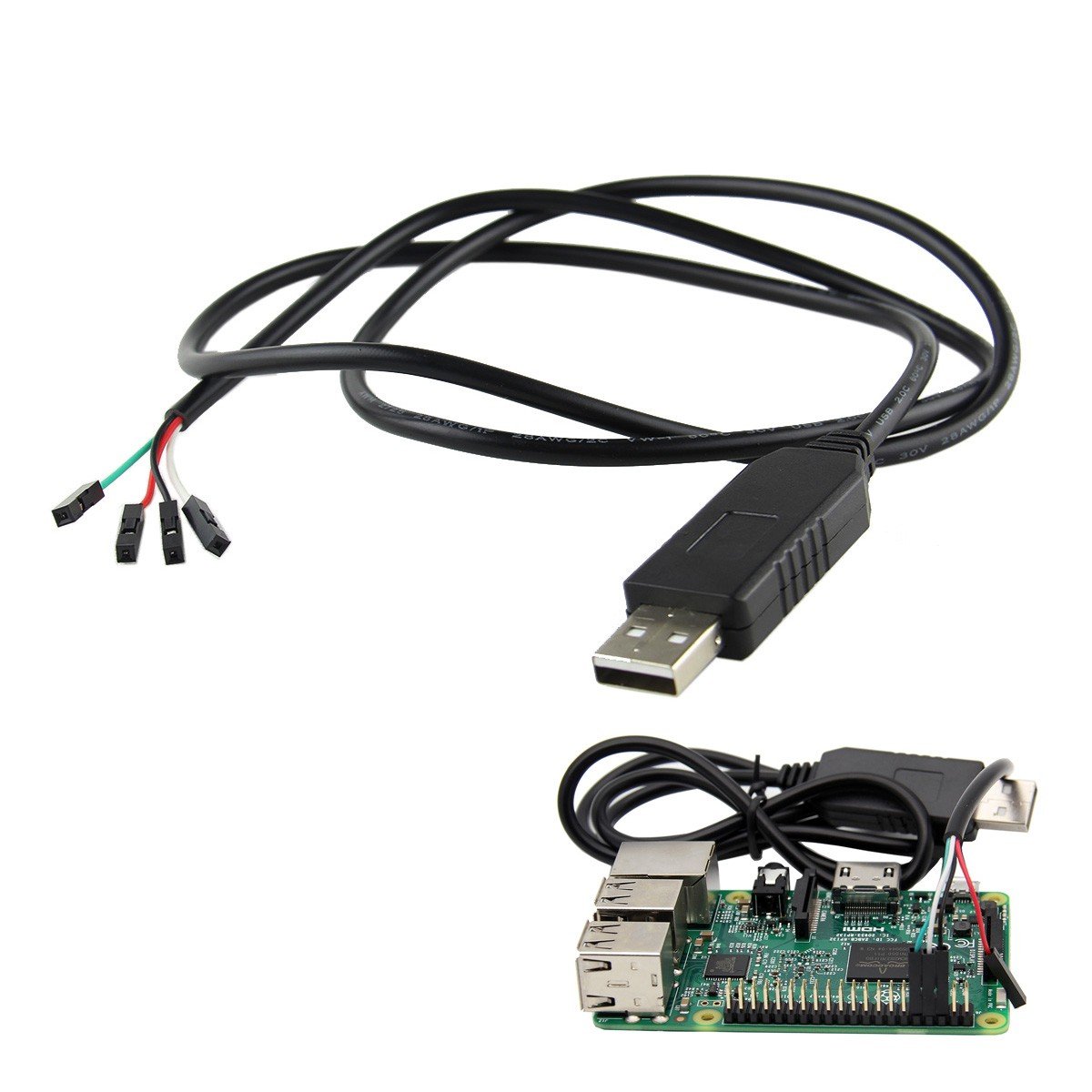 10PCS USB To TTL Debug Serial Port Cable For Raspberry Pi 3B 2B / COM Port 1 10PCS USB To TTL Debug Serial Port Cable For Raspberry Pi 3B 2B / COM Port