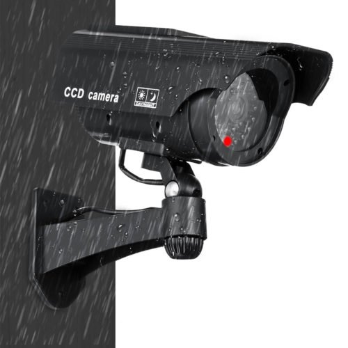 Solar Power Fake Camera CCTV Realistic Flashing IR Dummy Security Camera Blinking 1