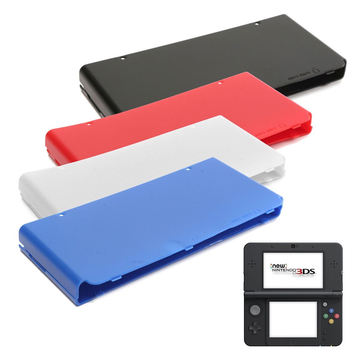 Plastic Replacement Protective Case Cover Lid for New Nintendo 3DS Video Game 2