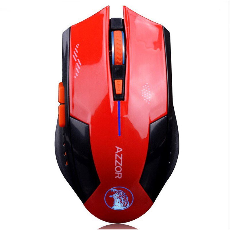 Azzor Wireless 2400DPI 2.4GHz Silence Ergonomic Laser Gaming Rechargeable Mouse 2 Azzor Wireless 2400DPI 2.4GHz Silence Ergonomic Laser Gaming Rechargeable Mouse - Image 2