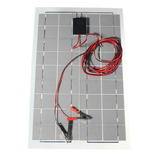 30W 12V Semi Flexible Solar Panel Device Battery Charger 3