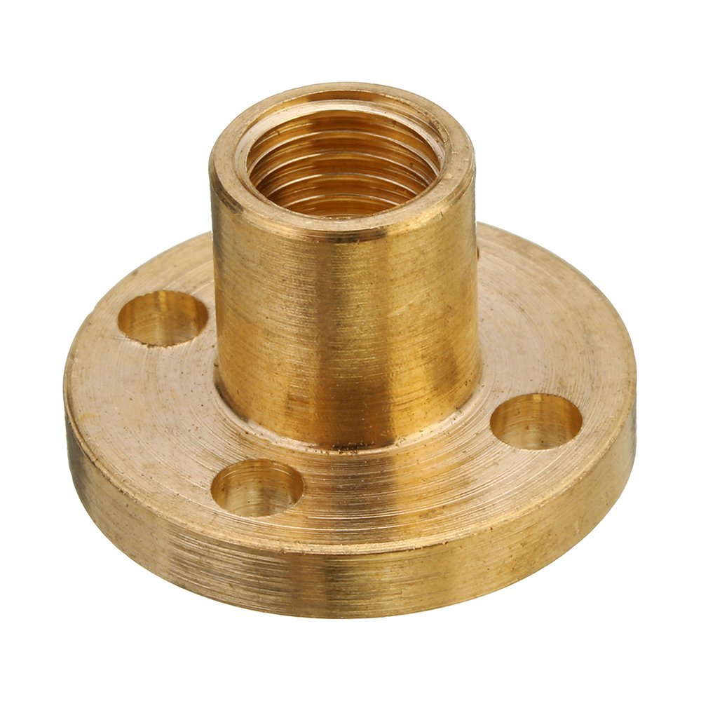 3D Printer T8 1/2/4/8/10/12mm Copper Lead Screw Nut For Stepper Motor Lead Screw 8mm Thread 1 3D Printer T8 1/2/4/8/10/12mm Copper Lead Screw Nut For Stepper Motor Lead Screw 8mm Thread
