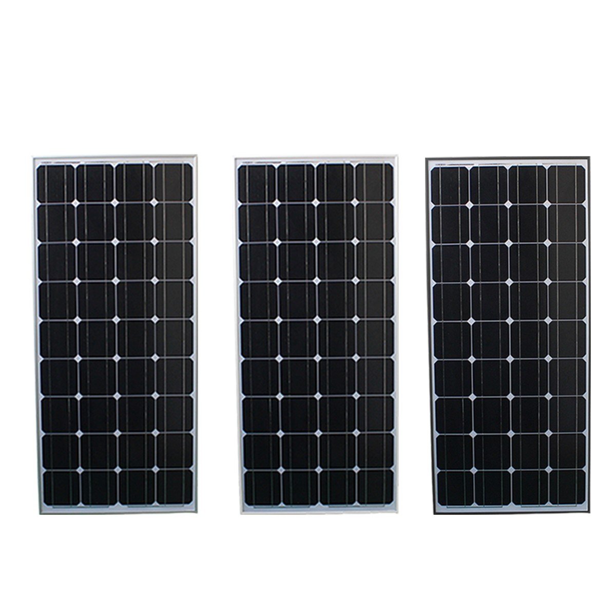 Elfeland® SP-100W12V 1200x540x30mm 100W Solar Panel For 12V Battery 5M Cable Motor Home Caravan Boat Camp Hiking 2