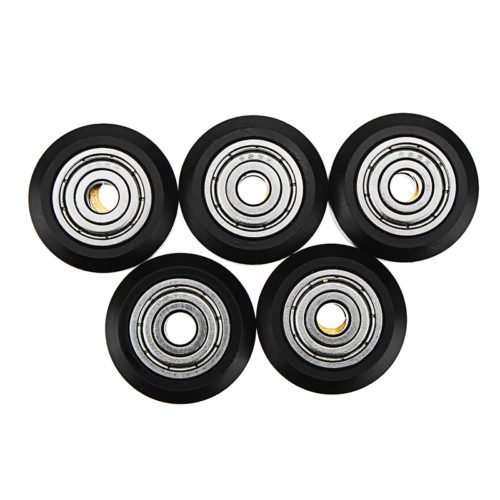 TEVO® 5Pcs One Pack 3D Printer Part POM Material Big Pulley Wheel with Bearings for V-slot 3