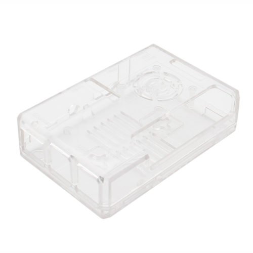 Black/Transparent ABS Case With Fan Hole For Raspberry Pi 3 Model B+ / 3B 10