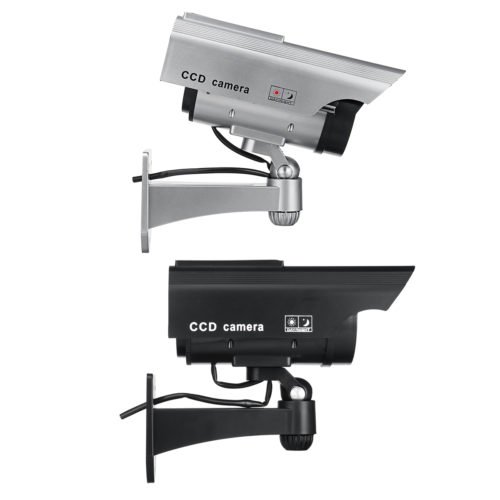 Solar Power Fake Camera CCTV Realistic Flashing IR Dummy Security Camera Blinking 3
