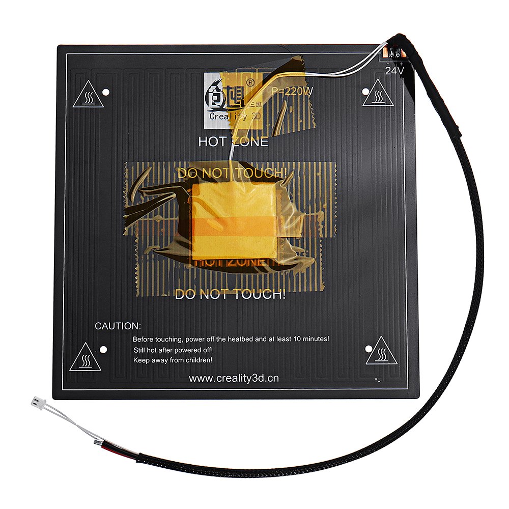 Creality 3D® 24V 220W 235*235mm Aluminum Heated Bed Hot Bed Kit With Installed Cable For Ender-3 3D Printer 2