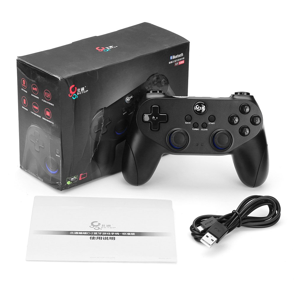 Betop BTP-BD2IN Bluetooth Wireless Vibration Turbo Gamepad for TV Box Tablet Android Mobile Phone 7 Betop BTP-BD2IN Bluetooth Wireless Vibration Turbo Gamepad for TV Box Tablet Android Mobile Phone - Image 7