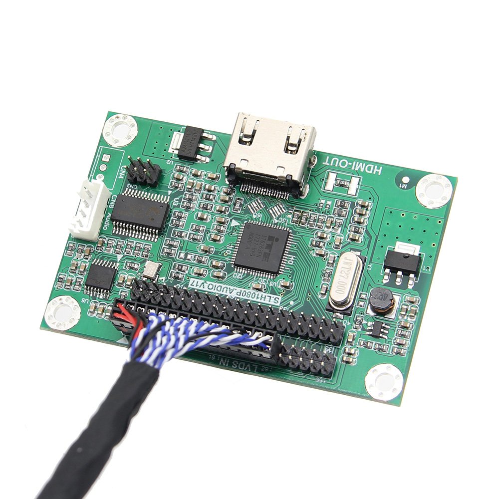 Geekworm LVDS To HDMI Adapter Board Support 1080P Resolution For Raspberry Pi 2