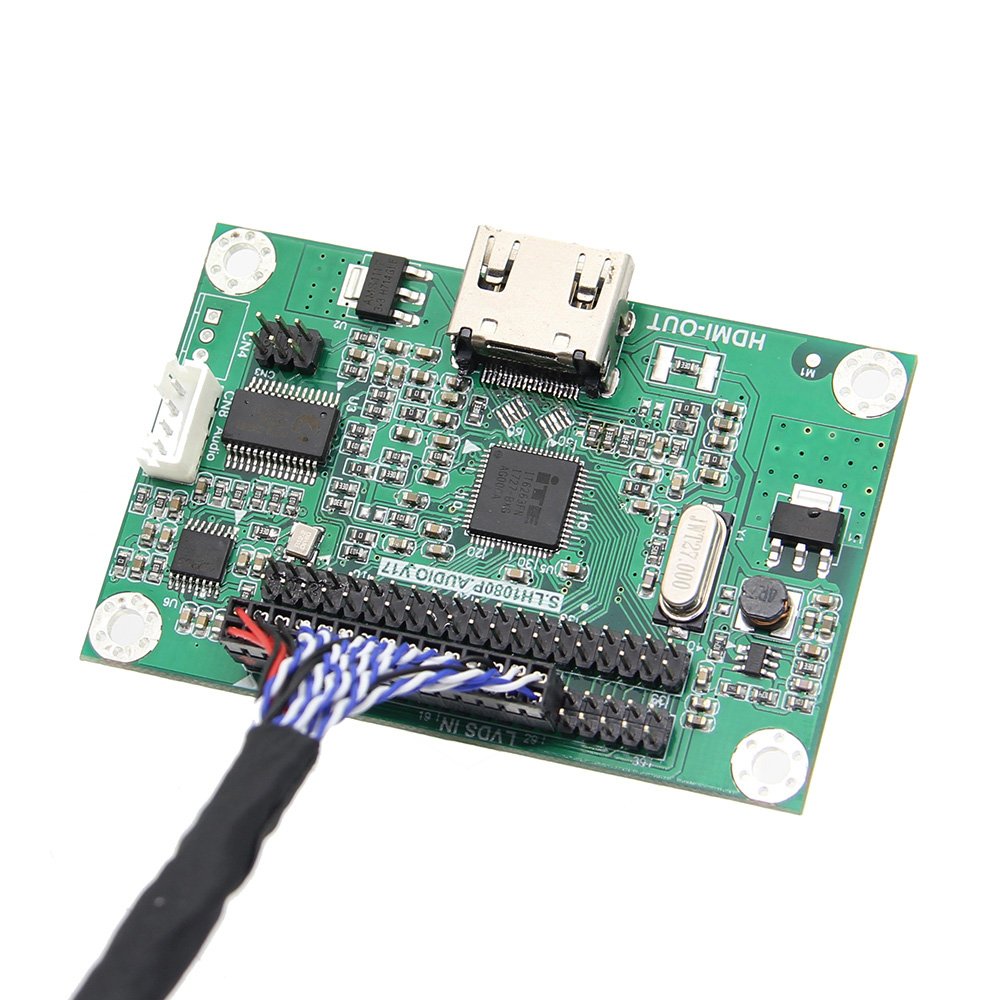Geekworm LVDS To HDMI Adapter Board Support 1080P Resolution For Raspberry Pi 1 Geekworm LVDS To HDMI Adapter Board Support 1080P Resolution For Raspberry Pi