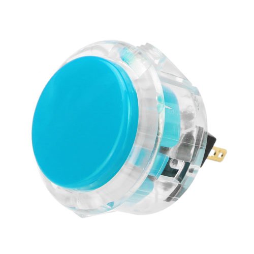 Transparent 30MM Card Button Crystal Small Circular Arcade Game Push Button Switch 5