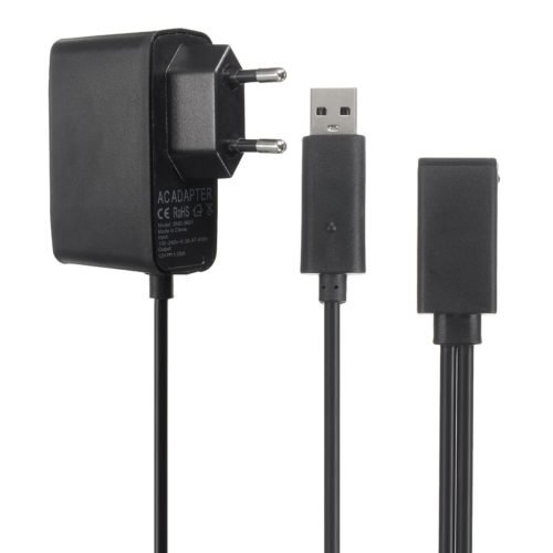 2.3m USB AC Adapter Power Supply Cable for Xbox 360 Kinect Sensor EU/US Plug 6