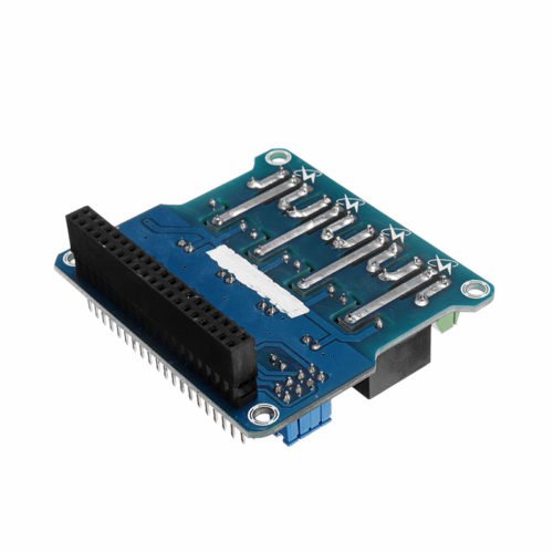 4 Channel 5A 250V AC/30V DC Compatible 40Pin Relay Board For Raspberry Pi A+/B+/2B/3B 7