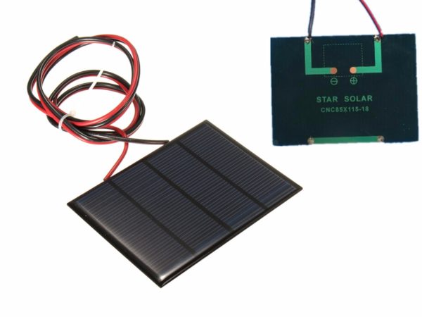 12V 1.5W Mini Solar Panel Small cell Module Epoxy Charger With 1M Welding Wire 1