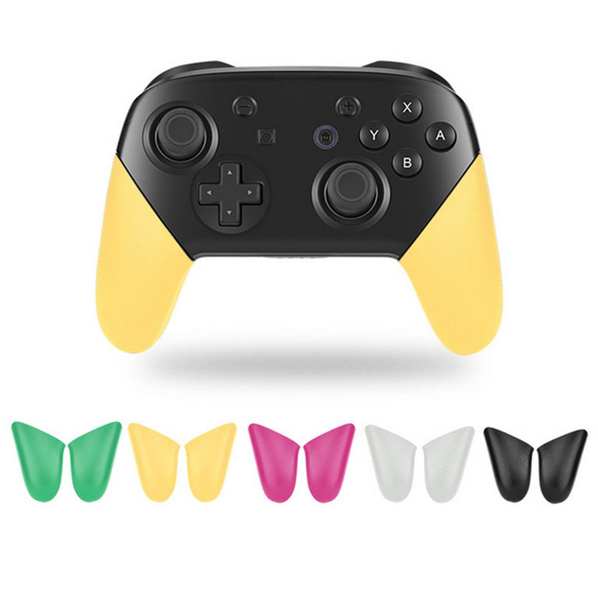 Replacement Grip Handle Protection Solid Shell Skidproof Holder For Nintendo Switch Pro Gamepad Controller 2