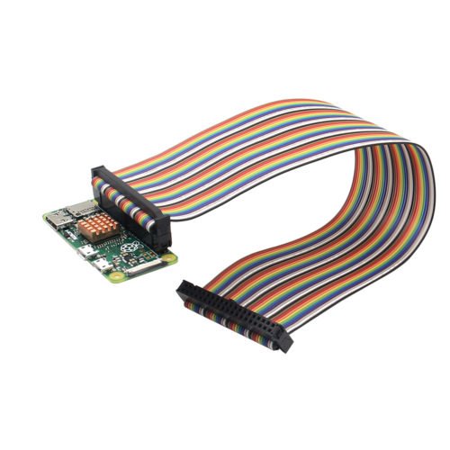 5-in-1 GPIO Cable + USB OTG Cable + Mini HDMI to HDMI Adapter + 2x20 Pin Header + Heat Sink Base Kit For Raspberry Pi Zero / Raspberry Pi Zero W. 2