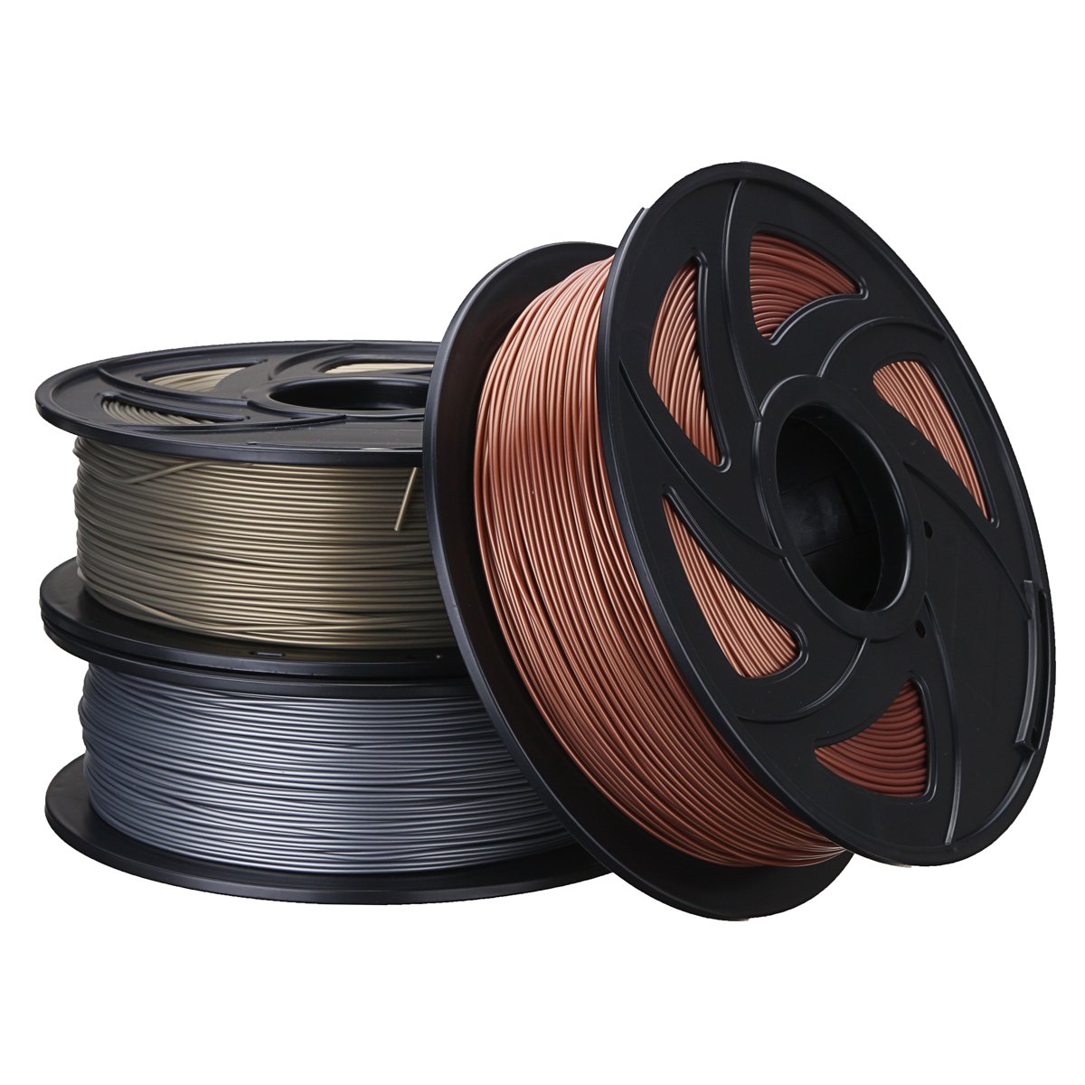 Aluminum/Bronze/Copper 1.75mm 1kg PLA Filament For 3D Printer RepRap 2 Aluminum/Bronze/Copper 1.75mm 1kg PLA Filament For 3D Printer RepRap - Image 2