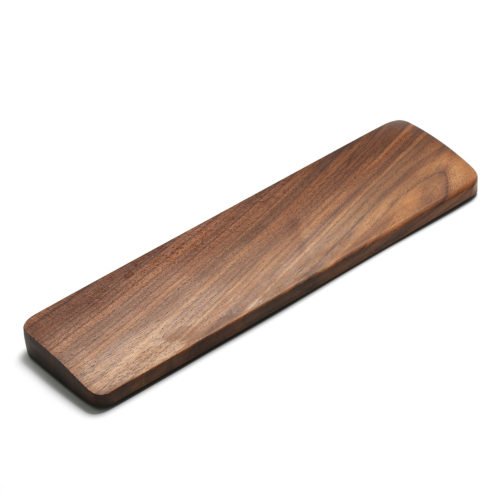 Black Walnutwood Wrist Rest Pad Keyboard Wood Wrist Protection Anti-skid Pad for 60-Key 60% Keyboard 1