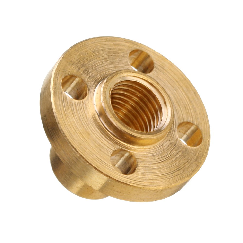 3D Printer T8 1/2/4/8/10/12mm Copper Lead Screw Nut For Stepper Motor Lead Screw 8mm Thread 3 3D Printer T8 1/2/4/8/10/12mm Copper Lead Screw Nut For Stepper Motor Lead Screw 8mm Thread - Image 3