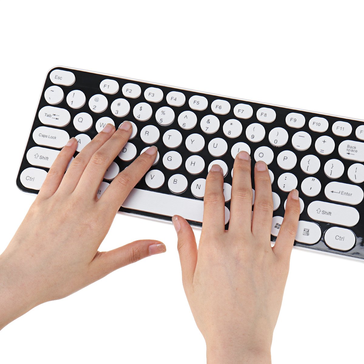 Ultra Thin Mute 2.4GHz Wireless 101 Keys Keyboard and 1600DPI Mouse Combo Set for Desktop Laptop 11 Ultra Thin Mute 2.4GHz Wireless 101 Keys Keyboard and 1600DPI Mouse Combo Set for Desktop Laptop - Image 11