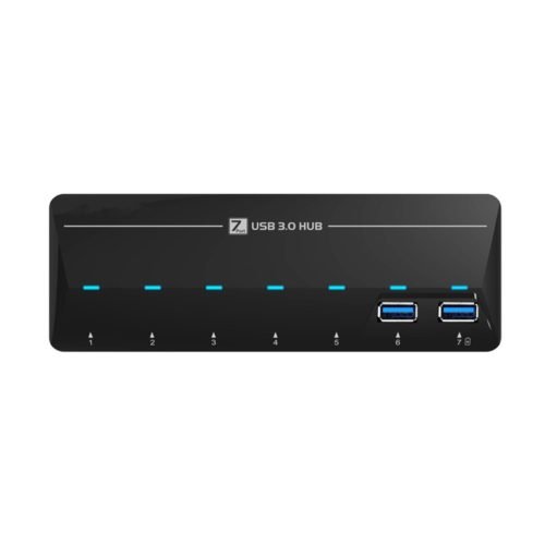 High Speed USB 3.0 7 Ports Hub with 1.5A Quick Charge Port 4