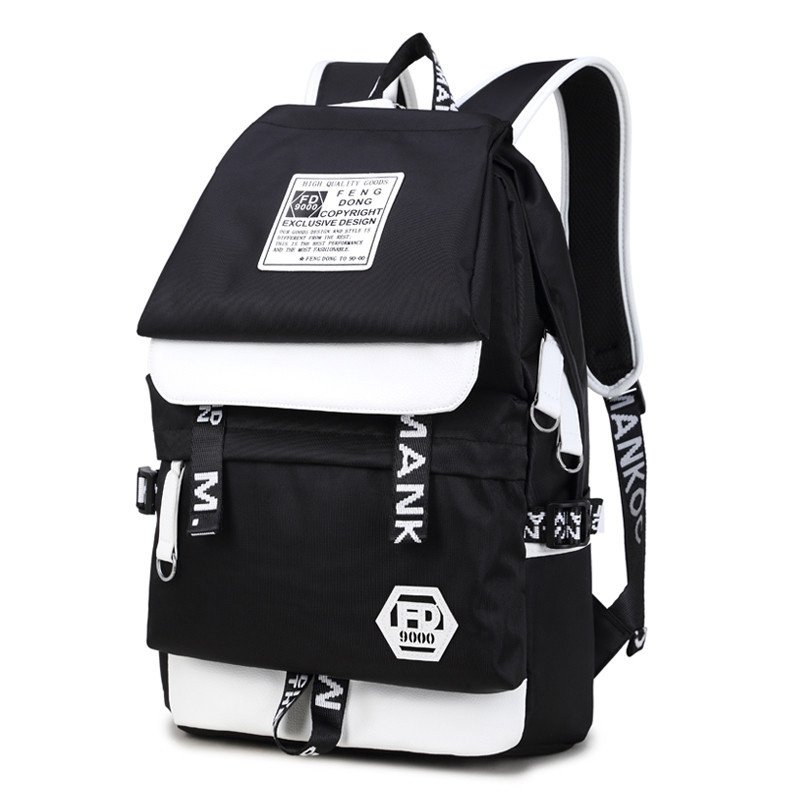2018 Mochila Emoji Geometric Backpack Portable Backpack Laptop Bag 2