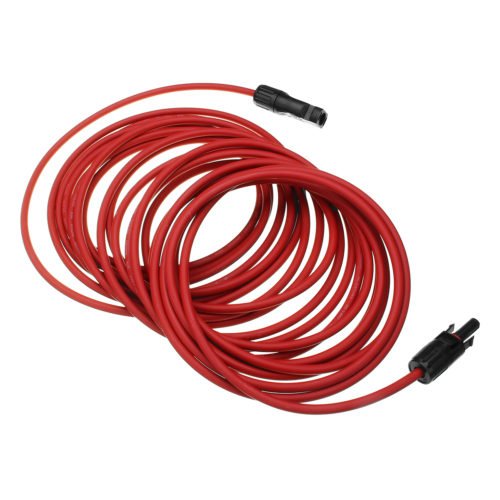 Black/Red 10M 12AWG Solar Panel Extension Cable Wire With MC4 Connector 9