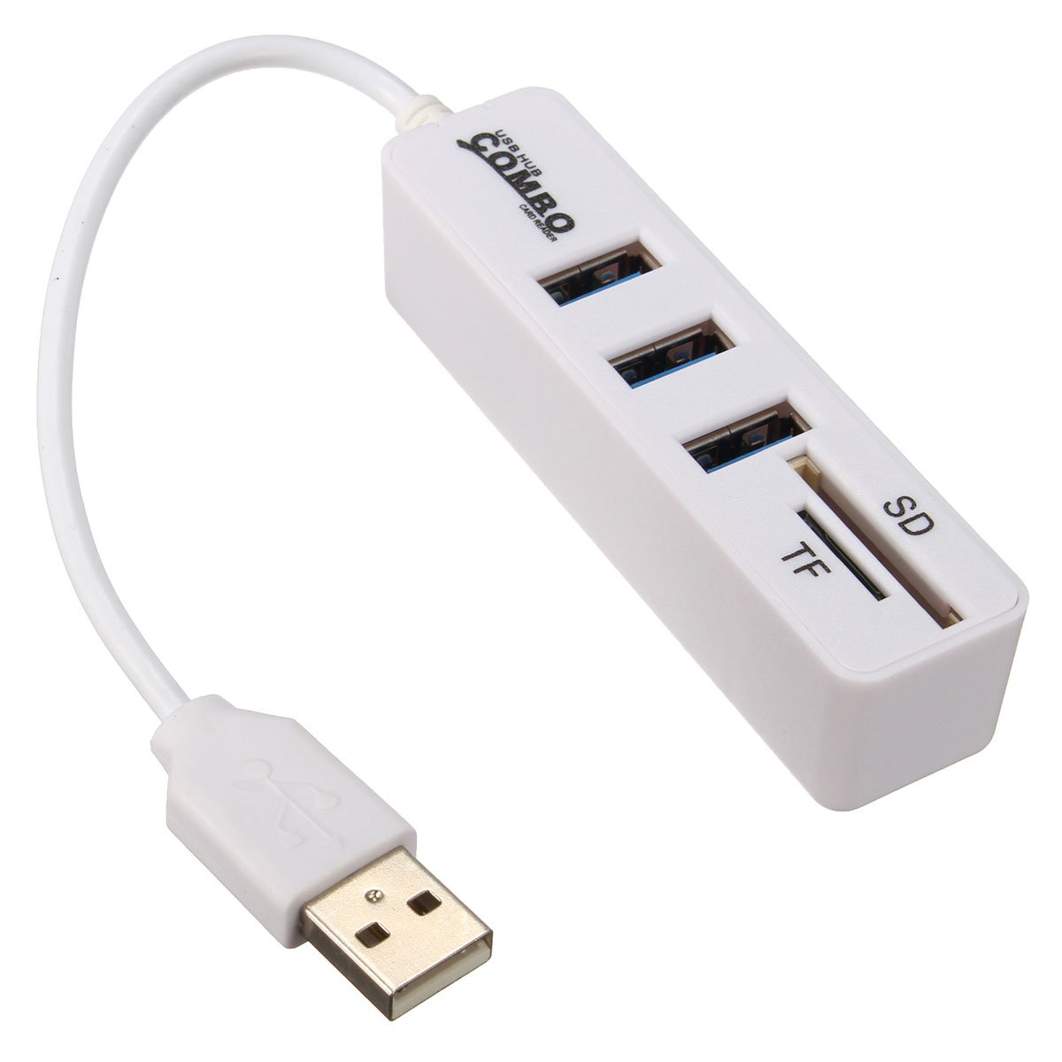Mini 3 USB2.0 Ports Hub SD TF Card Reader Combo 4 Mini 3 USB2.0 Ports Hub SD TF Card Reader Combo - Image 4