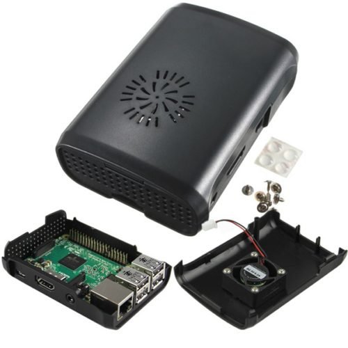 ABS Case With Fan Hole For Raspberry Pi 2 Model B / B+ 5