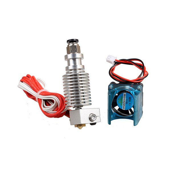 Geekcreit® 0.3mm Metal 3D Printer Extrusion Head Extruder Nozzle With Fan 3 Geekcreit® 0.3mm Metal 3D Printer Extrusion Head Extruder Nozzle With Fan - Image 3