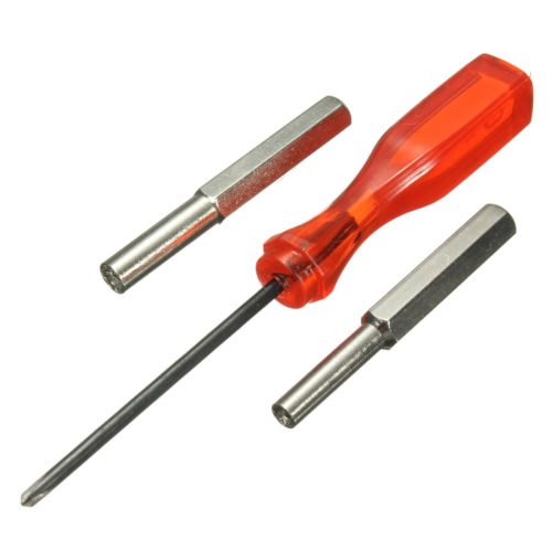 3.8mm+4.5mm+Triwing Security Screwdriver Bit Set for NES SNES N64 Game Boy Wii 9