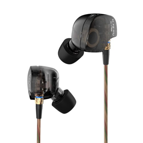 KZ ATE 3.5mm Metal In-ear Wired Earphone HIFI Super Bass Copper Driver Noise Cancelling Sports 9