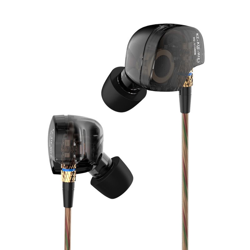 KZ ATE 3.5mm Metal In-ear Wired Earphone HIFI Super Bass Copper Driver Noise Cancelling Sports 9 KZ ATE 3.5mm Metal In-ear Wired Earphone HIFI Super Bass Copper Driver Noise Cancelling Sports - Image 9