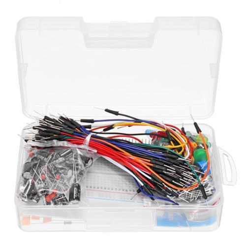 KS Starter Learning Set DIY Electronic Kit For Arduino Resistor / LED / Capacitor / Jumper Wires / Breadboard / Potentiometer / Buzzer / Switch / 40 P 4