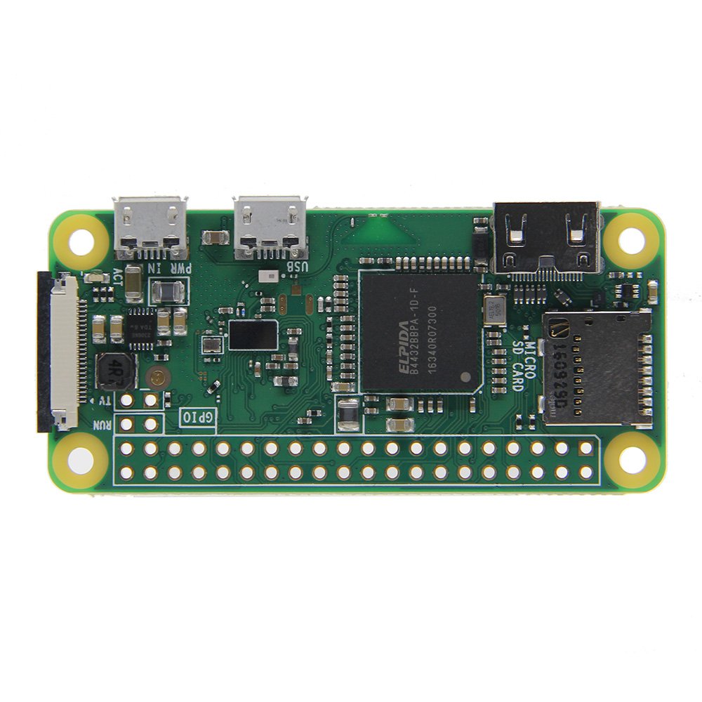 Raspberry Pi Zero W 1GHz Single-Core CPU 512MB RAM Support Bluetooth and Wireless LAN 2