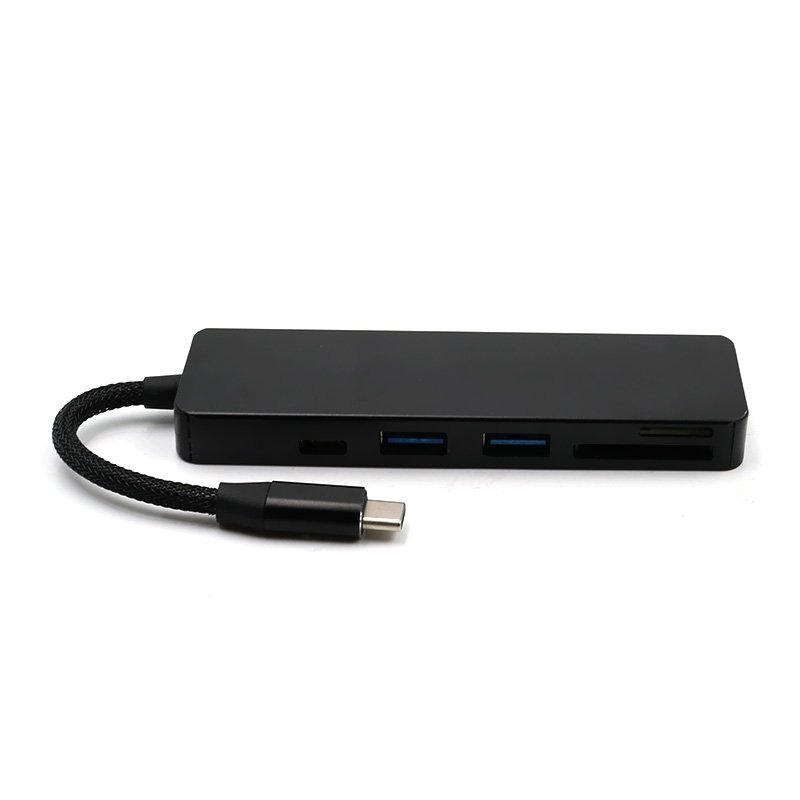 5-in-1 Type-C to 2-Port USB 3.0 Type-C PD Charge Hub SD TF Card Reader Support OTG Function 7 5-in-1 Type-C to 2-Port USB 3.0 Type-C PD Charge Hub SD TF Card Reader Support OTG Function - Image 7