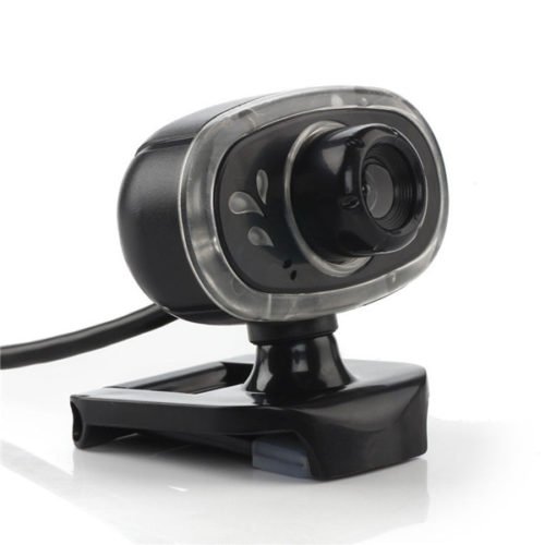 A881 USB 360º Rotation Blue Light 12 Million Pixels with Mic Webcam Camera for PC Laptop 3