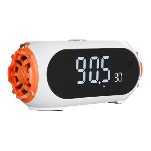 Portable Wireless Bluetooth 4.2 AUX TF USB Bass Speaker with Alarm Clock Function 5