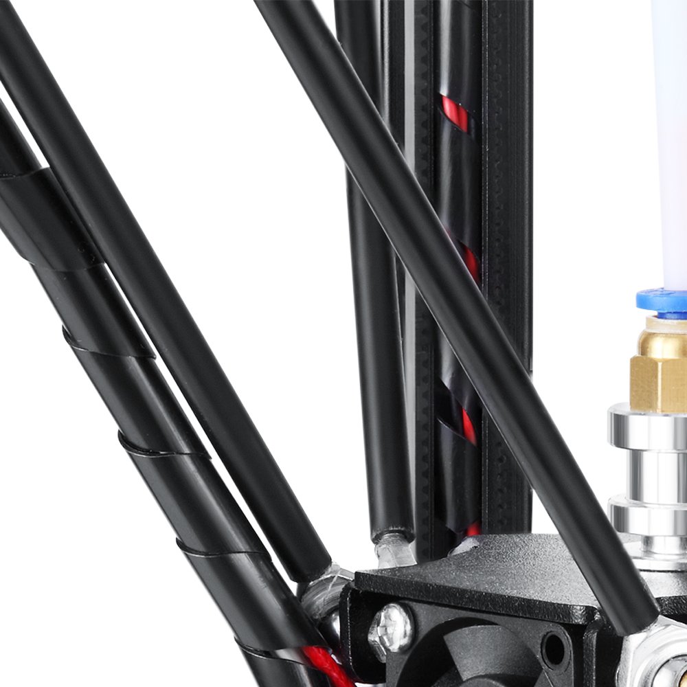 EZT® T1 Delta DIY 3D Printer Kit Φ180*300*320mm Large Printer Size Support Intelligent Leveing/Auto Change Filament/Multi Language to Swich with 1.75m 6 EZT® T1 Delta DIY 3D Printer Kit Φ180*300*320mm Large Printer Size Support Intelligent Leveing/Auto Change Filament/Multi Language to Swich with 1.75m - Image 6