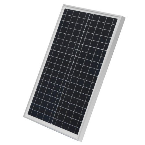 Elfeland P-25 25W 18V Black/Silver 525*350*25mm Monocrystalline Silicon Solar Panel With Junction Box 2
