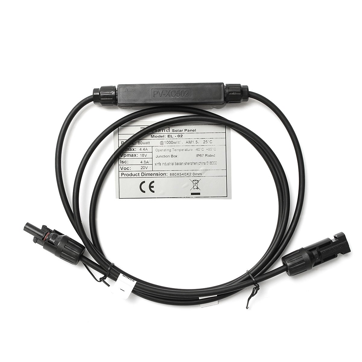 80W 12V Semi Flexible Waterproof Solar Panels With 1.5m Cable 7 80W 12V Semi Flexible Waterproof Solar Panels With 1.5m Cable - Image 7