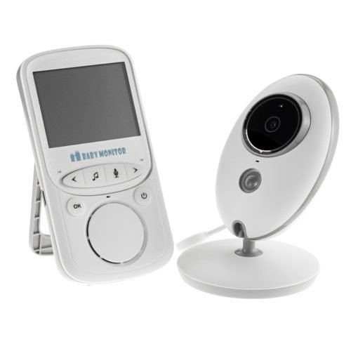 Wireless Baby Monitors 2.4GHz Color LCD Audio Talk Night Vision Video Temperature Music Player 3
