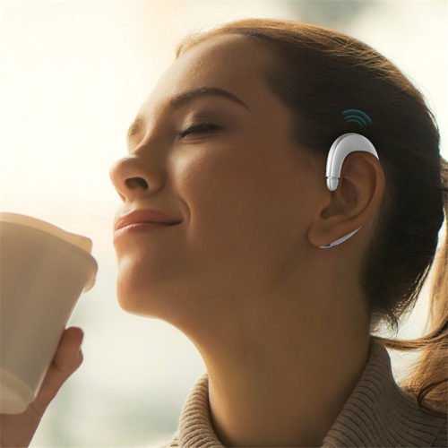 F700 Bone Conduction Earhooks Bluetooth Earphone Lightweight Noise Cancelling Headphone with Mic 6