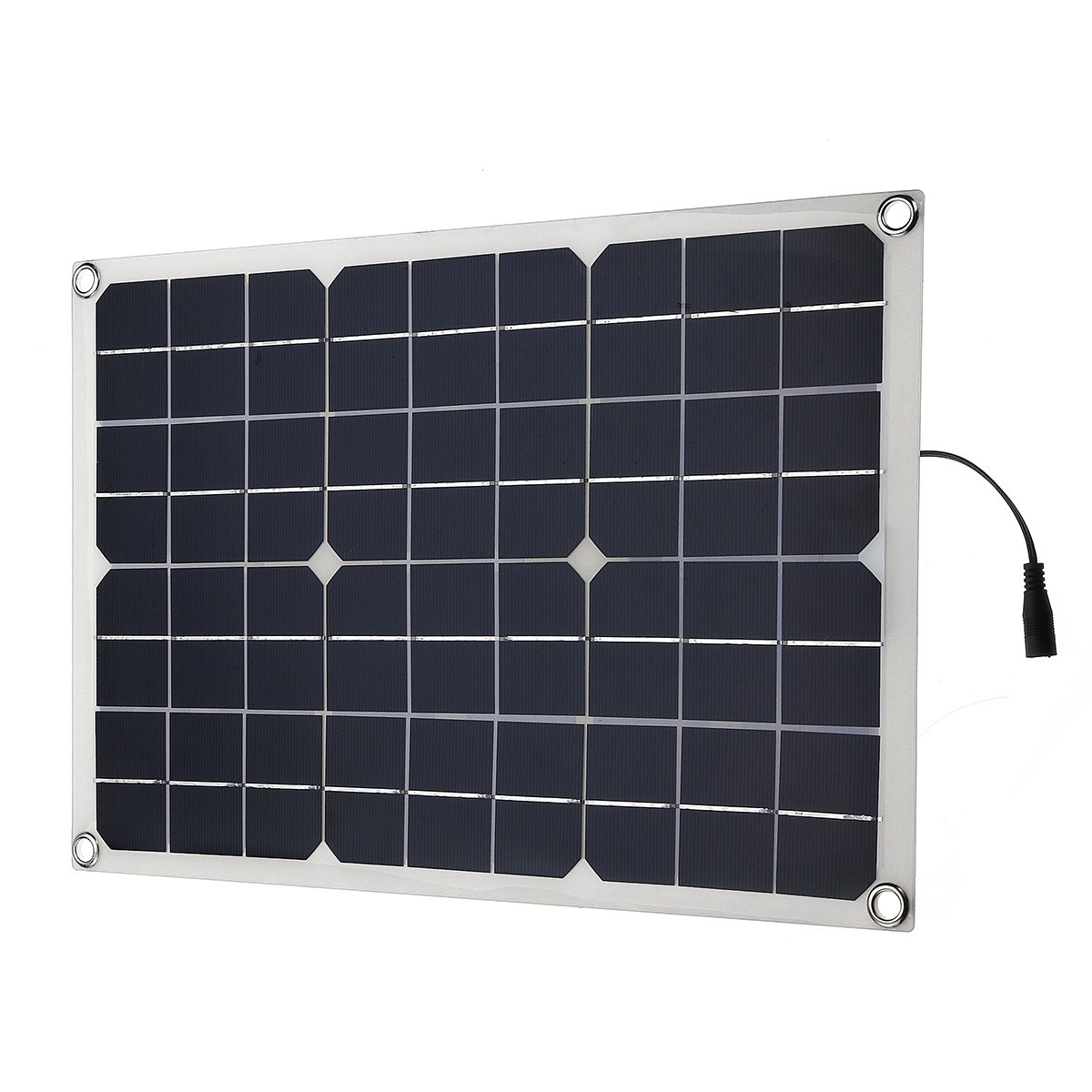 20W 5V USB Output Monocrystalline Silicon Solar Panel Kit with Double USB Port/Crocodile Clip & Cigarette Lighter & Suction Cups 4 20W 5V USB Output Monocrystalline Silicon Solar Panel Kit with Double USB Port/Crocodile Clip & Cigarette Lighter & Suction Cups - Image 4